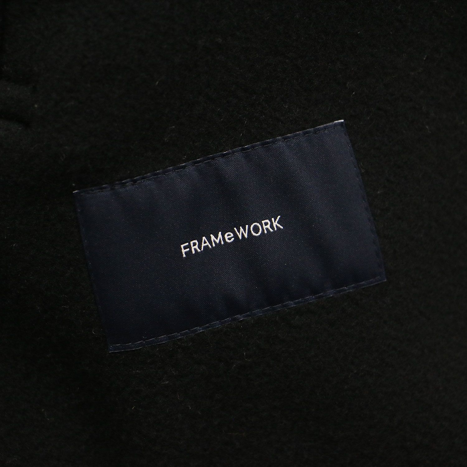 FRAMe WORK フレームワーク コート ブラック 黒 サイズ:38(M) | 22秋冬