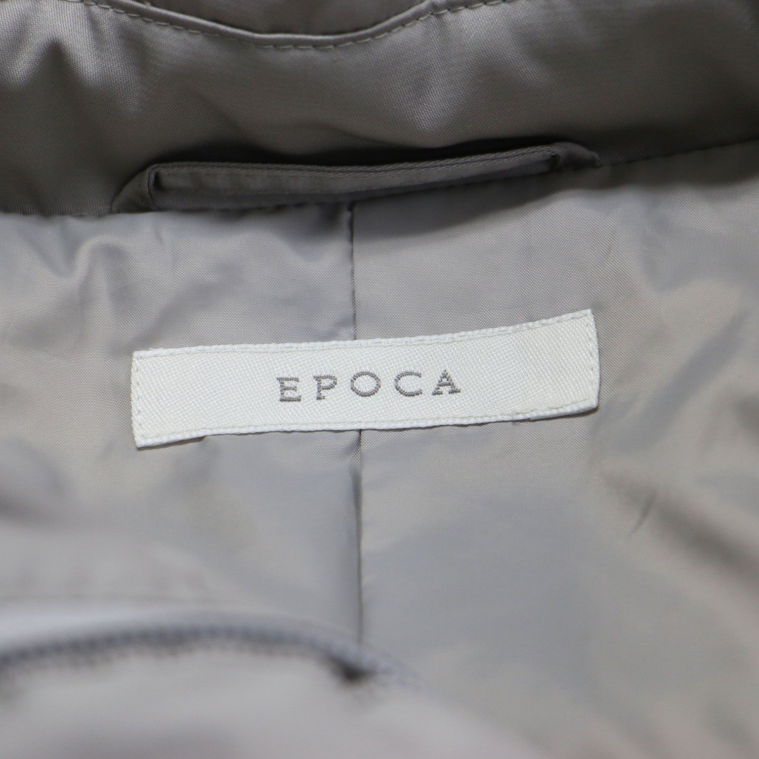 EPOCA エポカ コート グレー系 サイズ:38(S) | ベルト付き ダウン