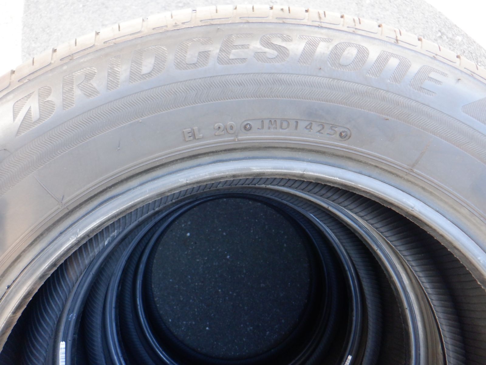 新車外し 205 60 R 16 ４本 ブリヂストン エコピアEP 150 製 ノア ヴォクシー プリウスα ステップワゴン ビアンテ等に