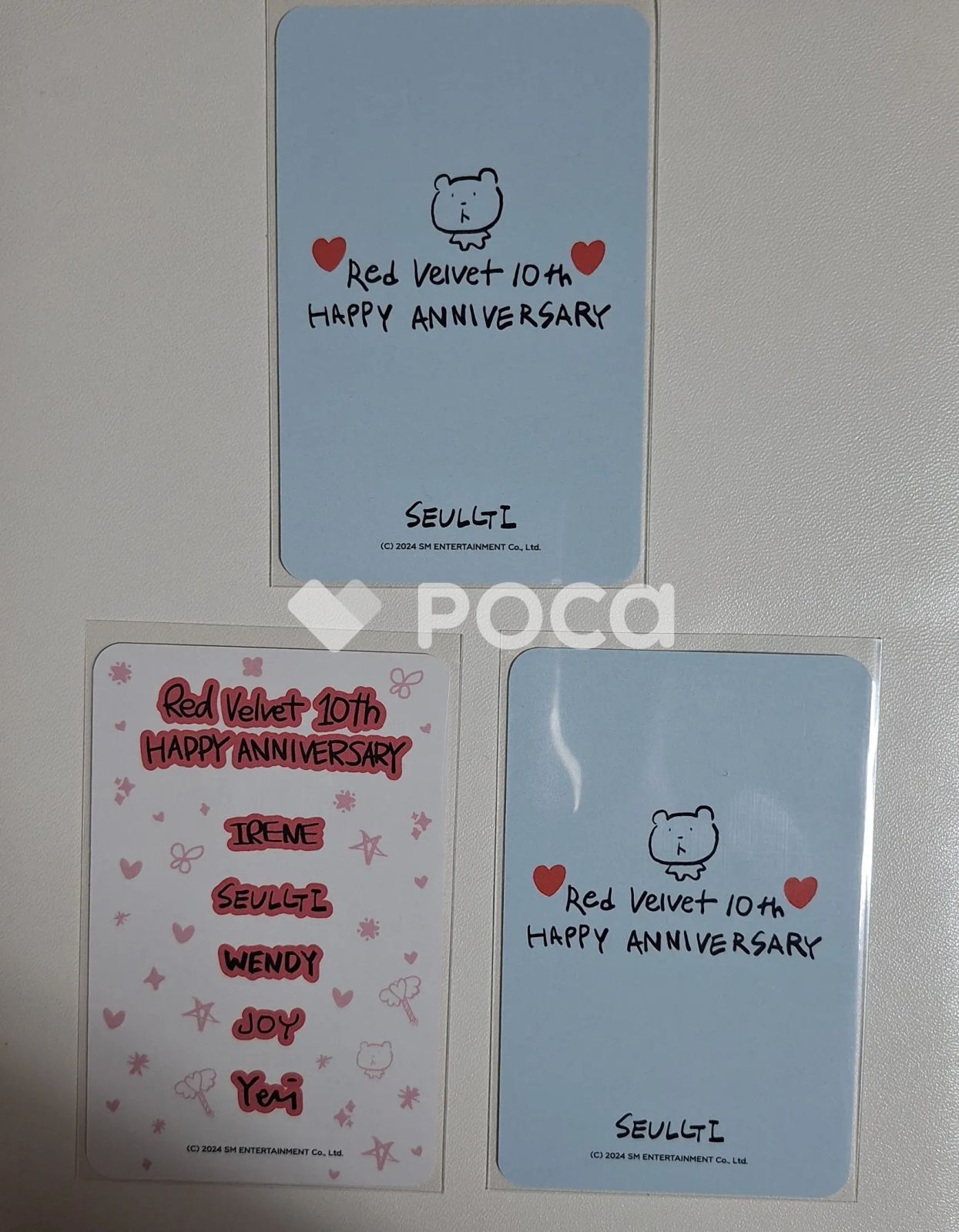 Red Velvet スルギ 10th Anniversary Lucky Card Set - メルカリ