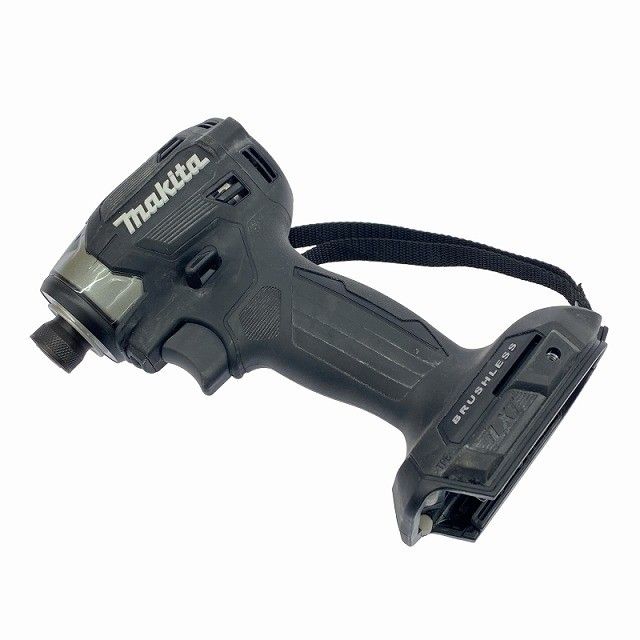 makita マキタ 18 V 充電式インパクトドライバー 黒 本体 フック ビット 説明書 コードレス 締付け 電動工具119456