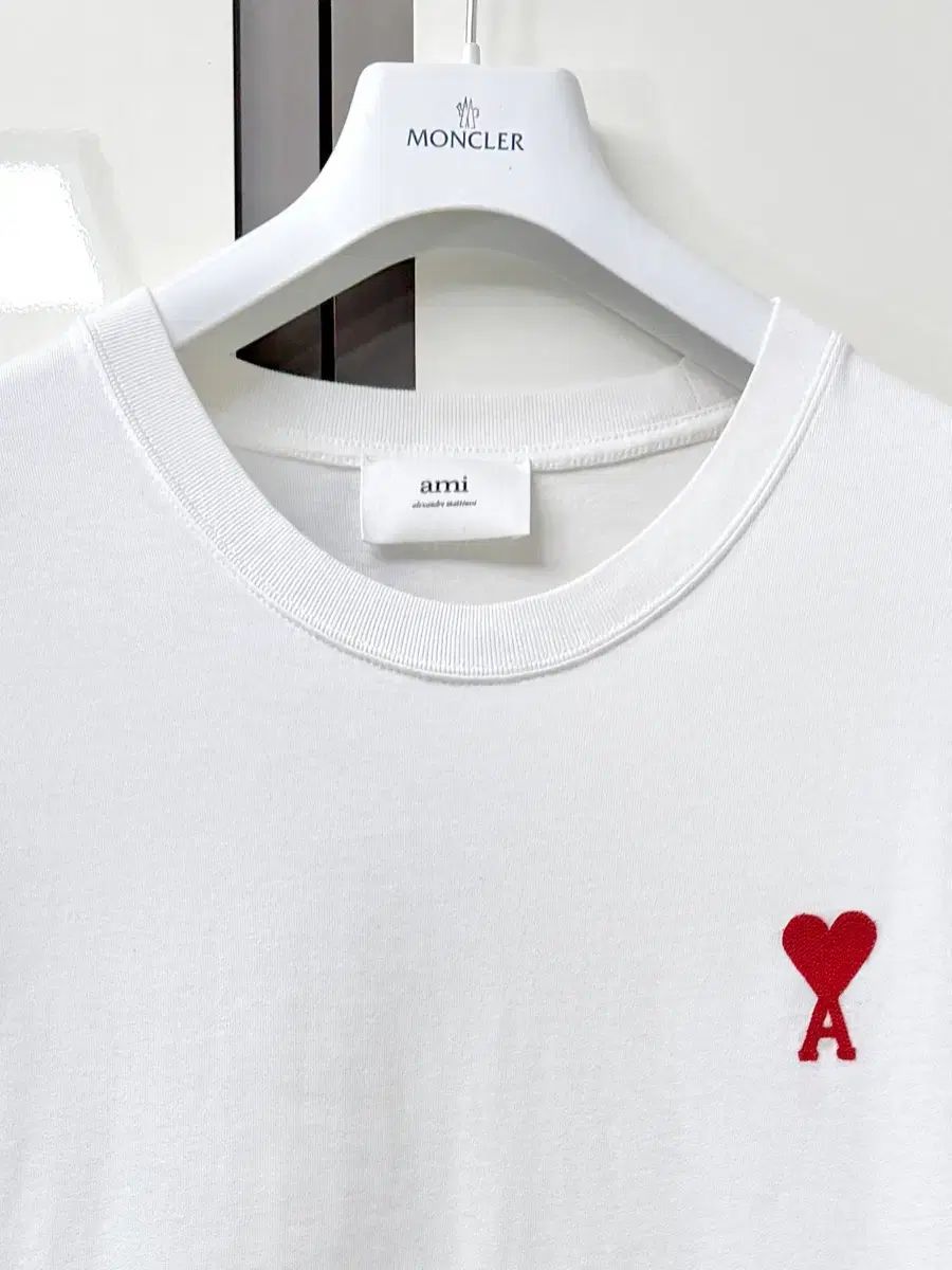 ami ハートプリント Tシャツ ホワイト アミ オーバーサイズ ハートロゴ ストア 半袖Tシャツ 白 XL AMI