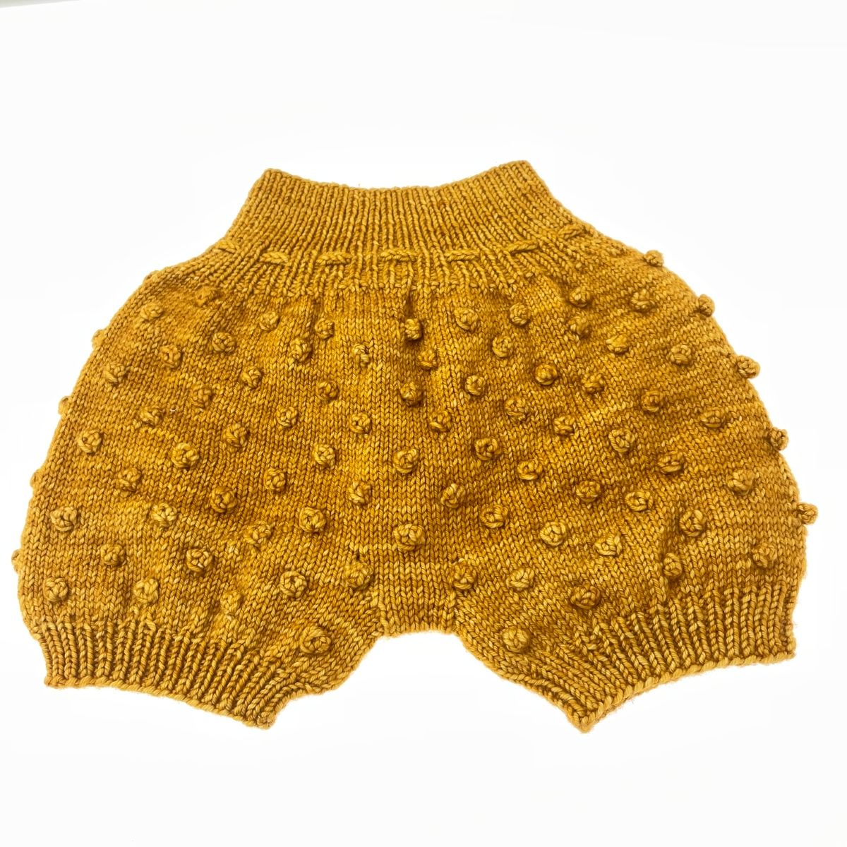 Misha-Puff ミーシャアンドパフ Popcorn Bloomer サイズ 4-5歳 4～5才 メリノウール イエロー キッズ