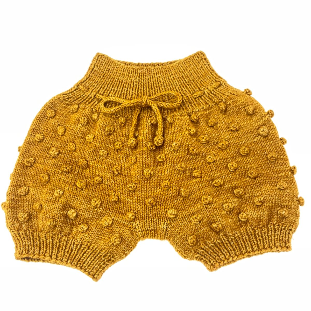 Misha-Puff ミーシャアンドパフ Popcorn Bloomer サイズ 4-5歳 4～5才 メリノウール イエロー キッズ