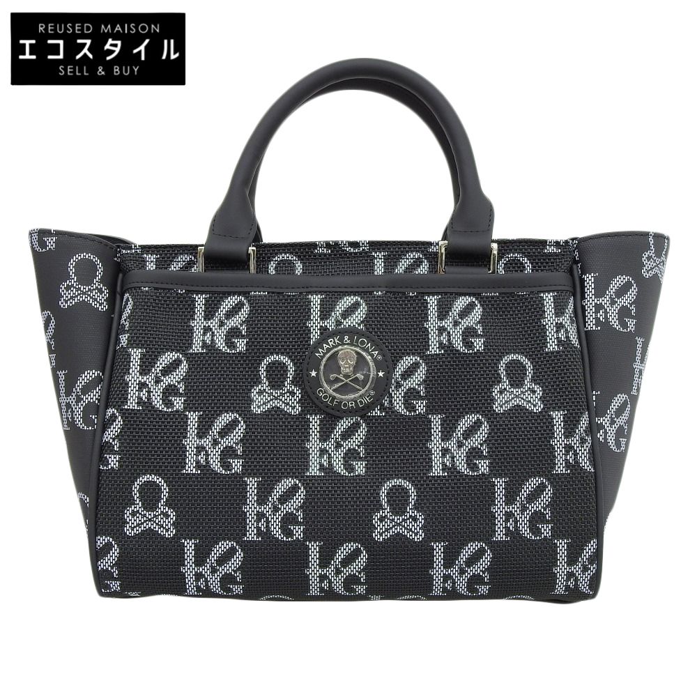 MARK&LONA マークアンドロナ 未使用 総柄 カートバッグ ハンドバッグ