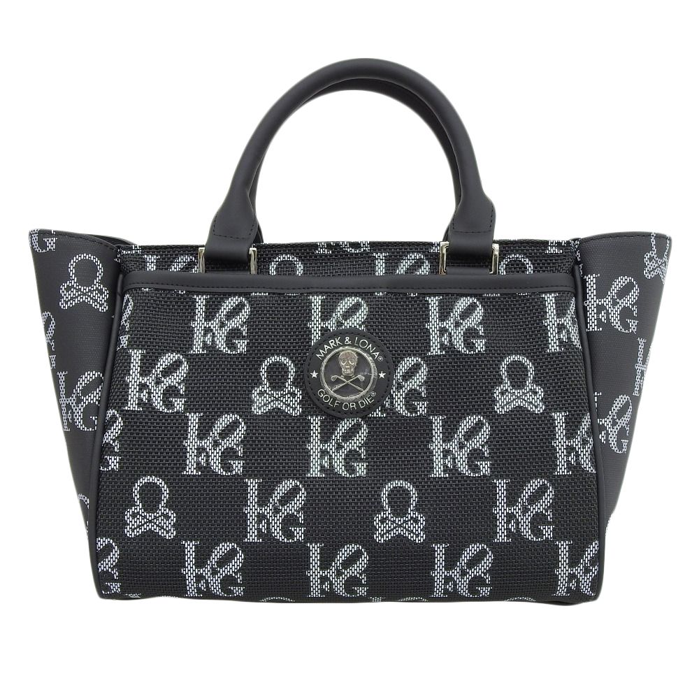 美品　マークアンドロナ　MARK＆LONA MARK&LONA マークアンドロナ 未使用 総柄 カートバッグ ハンドバッグ