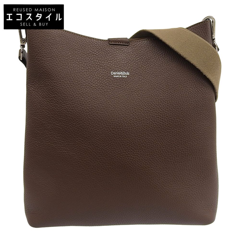 Daniel Bob ダニエル＆ボブ シュリンクレザー ミニクロドーロ アルチェヌーダ ショルダーバッグ レディース ブラウン