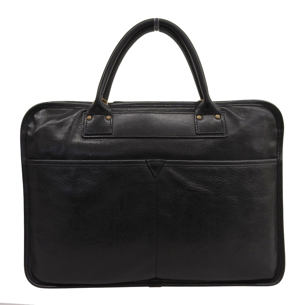 フェリージ8637 オールレザーブリーフケースバッグ　ブラック Felisi】フェリージ オールレザー ハンドバッグ 8637/3 ビジネスバッグ