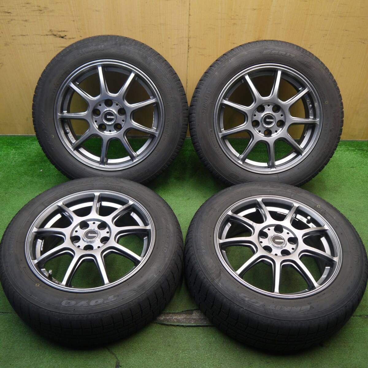 4本価格 シエンタ 等 175 65 R 15 スタッドレス トーヨー ガリット G 5 speed Gスピード 15インチ PCD 100 H ス