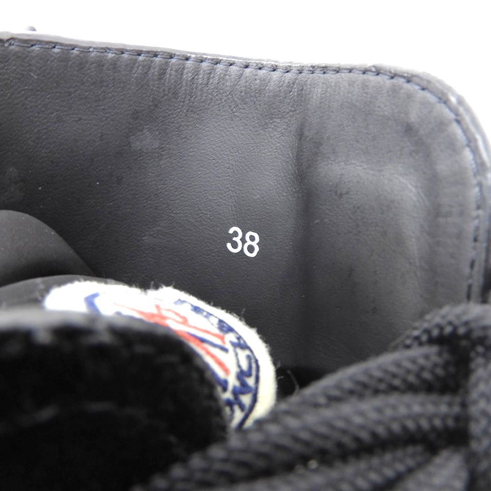  MONCLER モンクレール RESILE TREK レースアップブーツ シューズ レディース 黒 ブラック 38 その他 靴