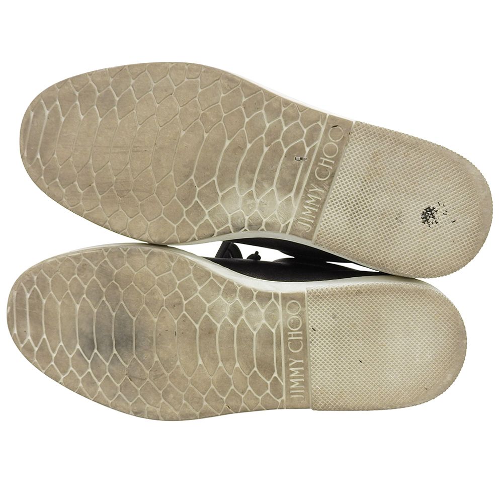 JIMMY CHOO ジミーチュウ メタリック スタースタッズ ローカット