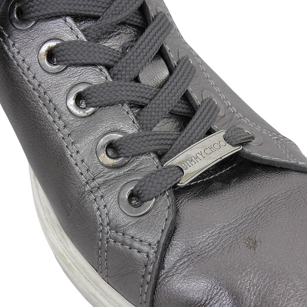 JIMMY CHOO ジミーチュウ メタリック スタースタッズ ローカット