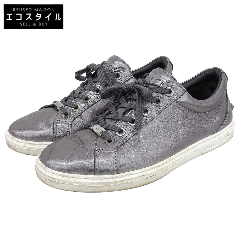 JIMMY CHOO ジミーチュウ メタリック スタースタッズ ローカット