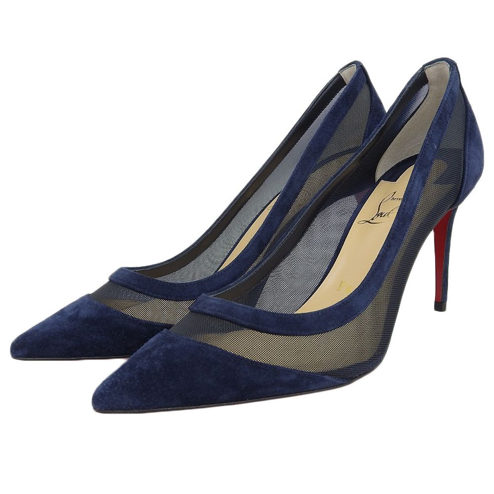 Christian Louboutin クリスチャンルブタン メッシュ ヒールパンプス レディース 36