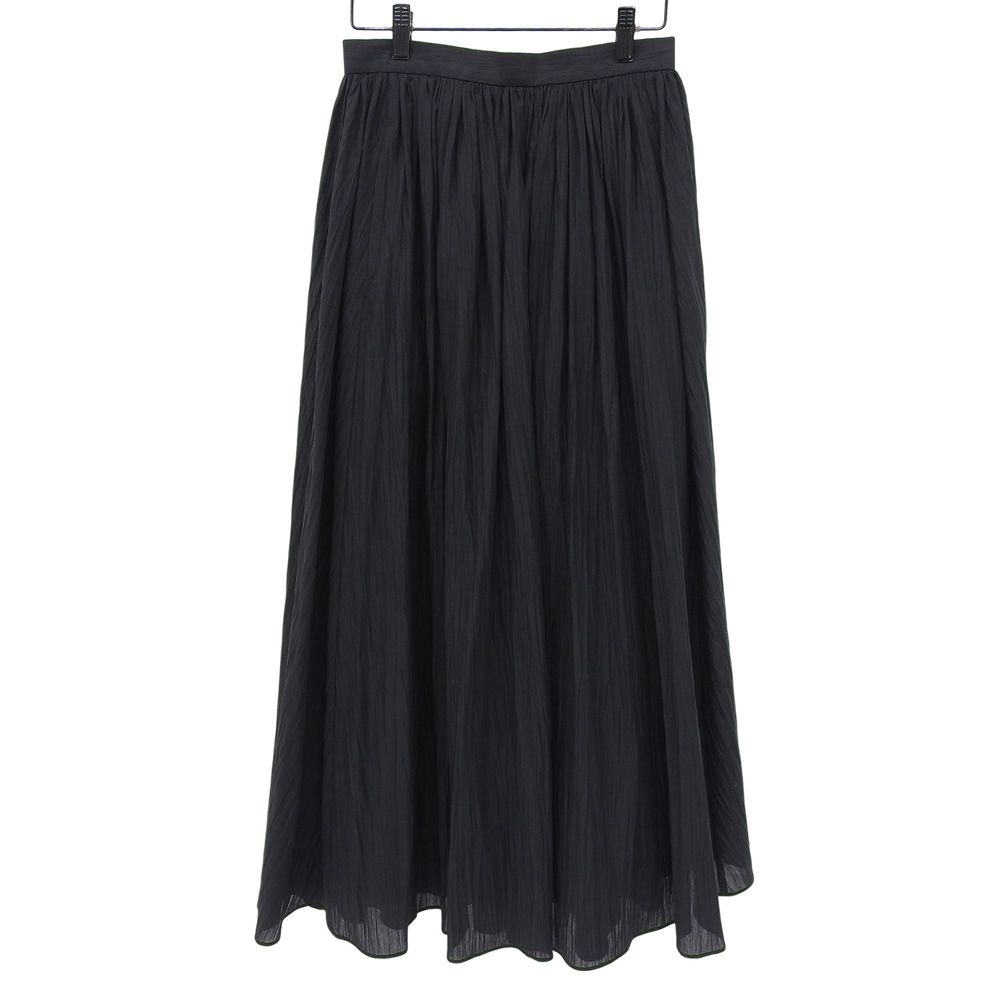 ebure エブール 新品同様 リンクルボイル ギャザーロングスカート