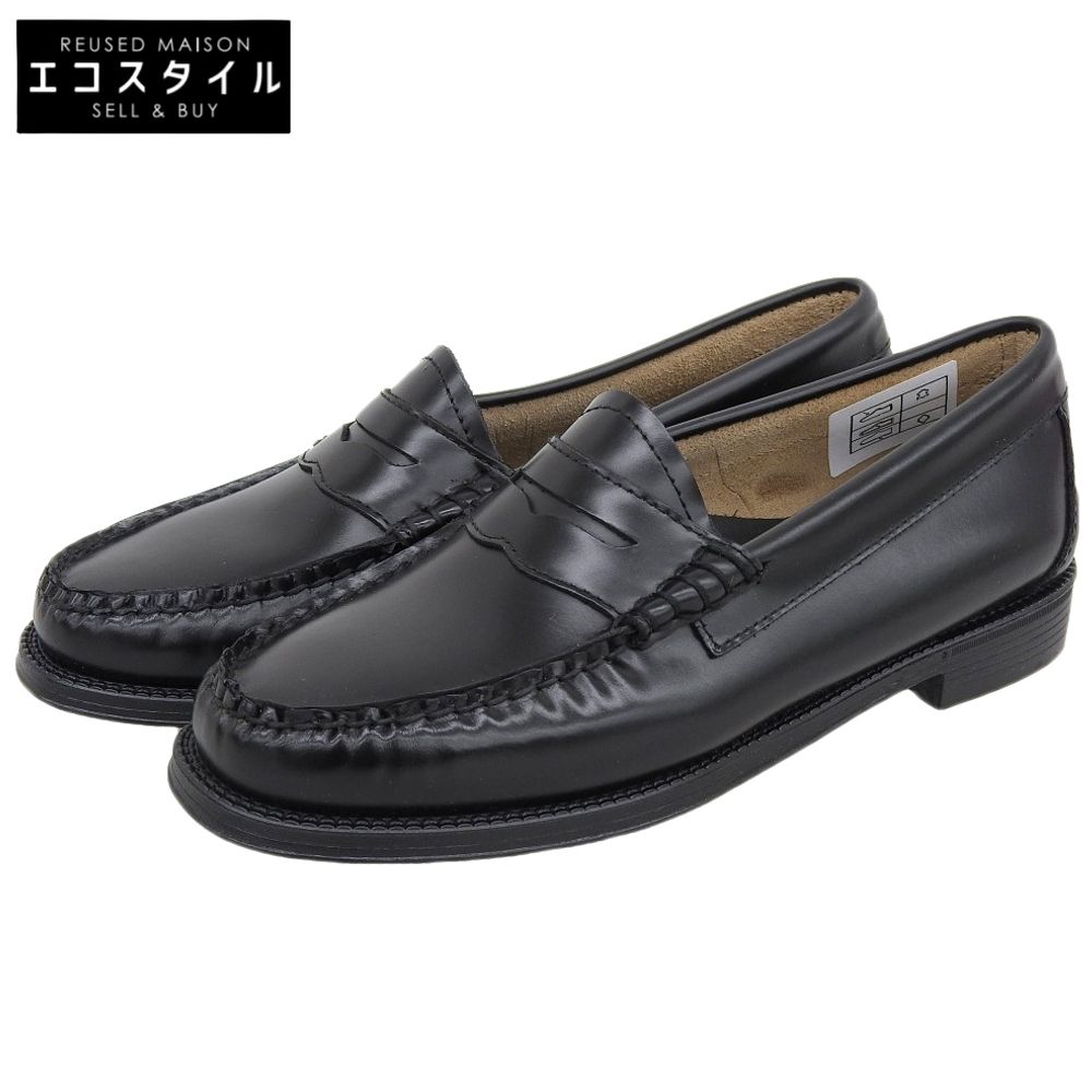 G.H.BASS ジーエイチバス コインローファー シューズ レディース ブラック 41710 D 5 1 2 US