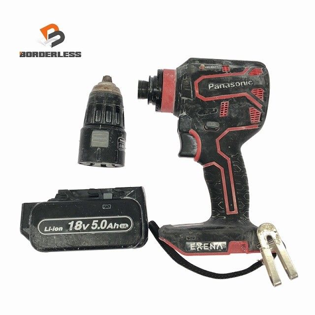品 Panasonic パナソニック 14.4 V 18 Dual デュアル 充電ドリルドライバー EZ 1 DD 2 本体 バッテリー 5.0 Ah 119530