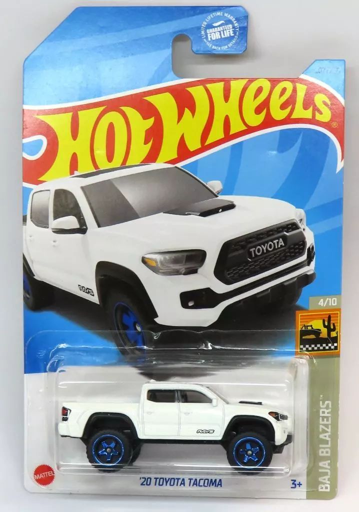 中古】ミニカー 1/64 '20 TOYOTA TACOMA(ホワイト×ブラック) 「Hot