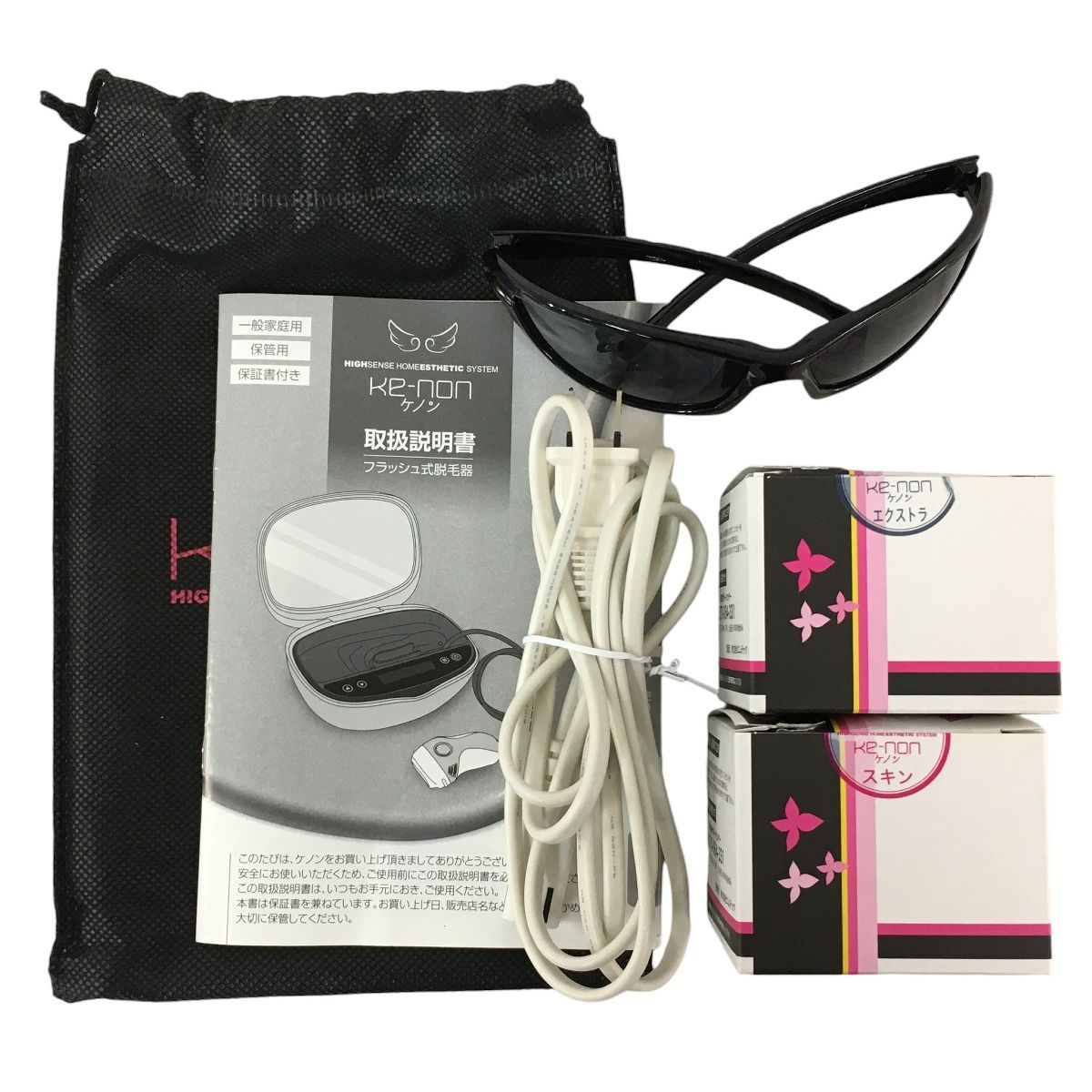 エムテック Ke non ケノン NIPL 2080 Ver 8 0 カートリッジ付 家庭用 フラッシュ式 脱毛器 美容機器