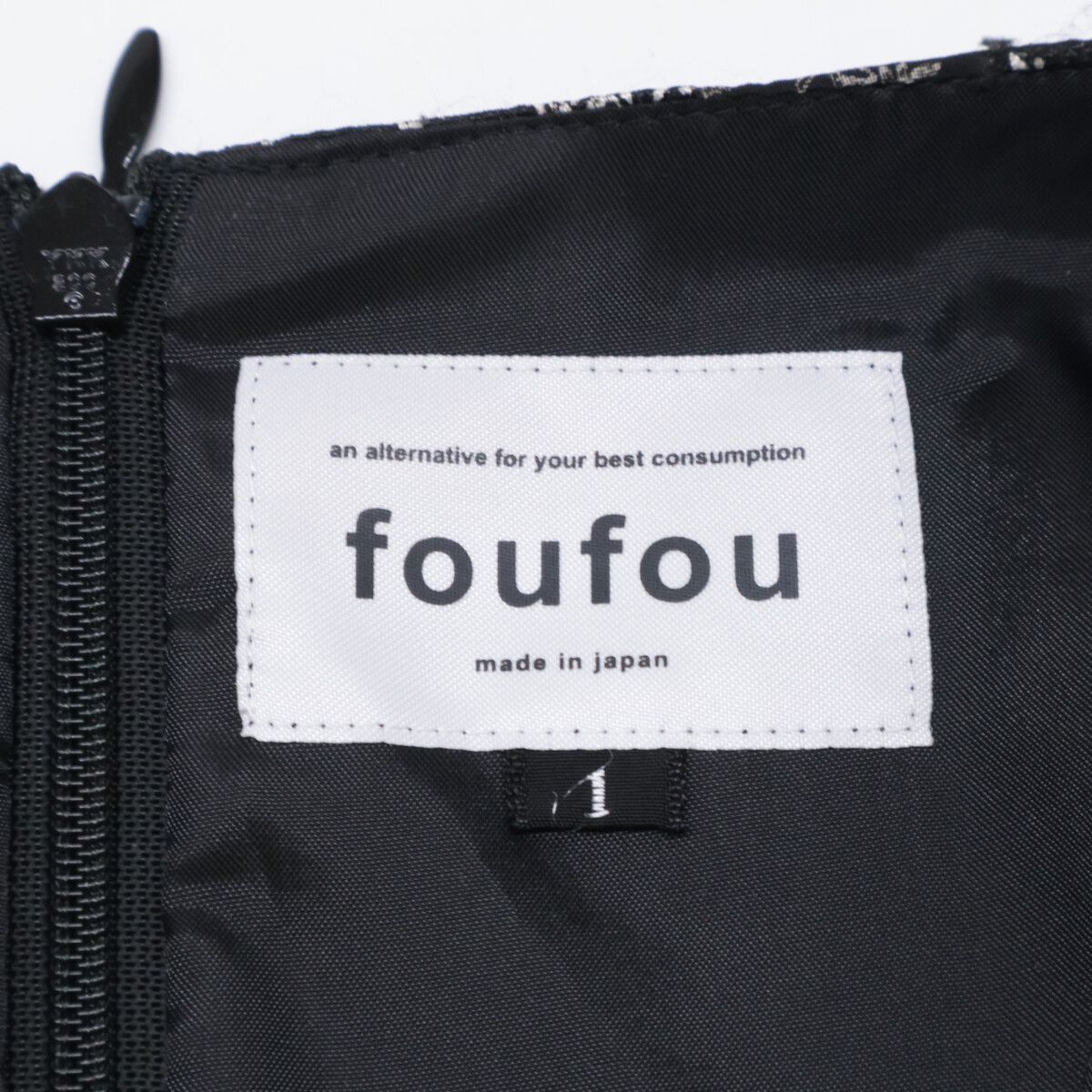 foufou フーフー 【美品】FF231OP08 シフォンジョーゼット ジャガード