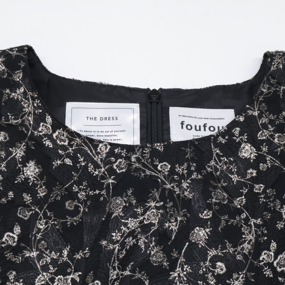 foufou フーフー 【美品】FF231OP08 シフォンジョーゼット ジャガード