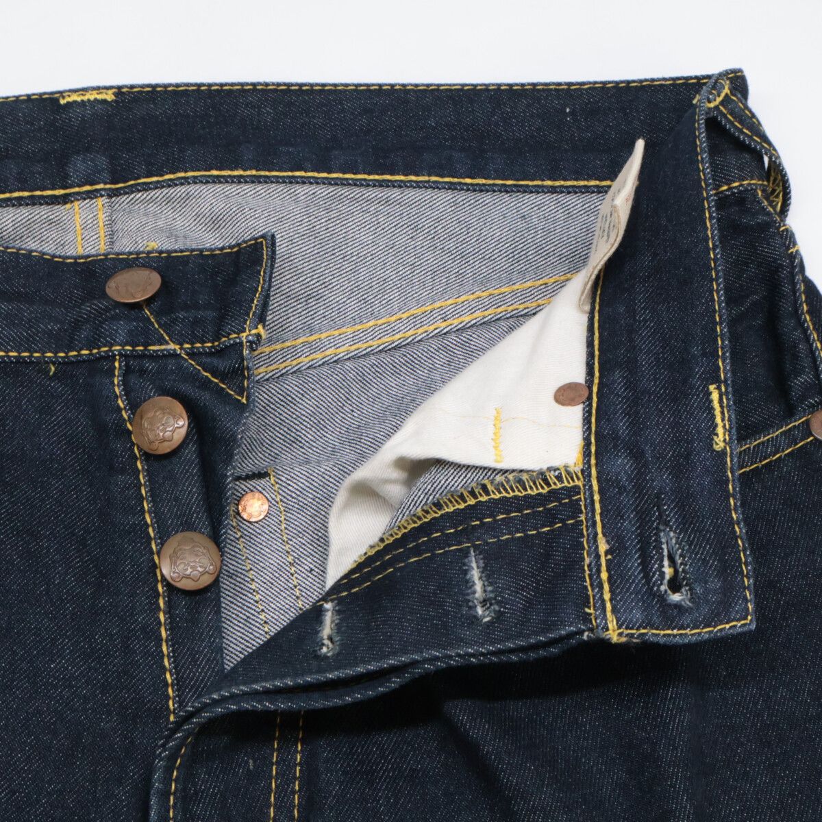 EVISU エヴィス 【美品】Lot1930 道楽 金刺繍 ボタンフライ デニム