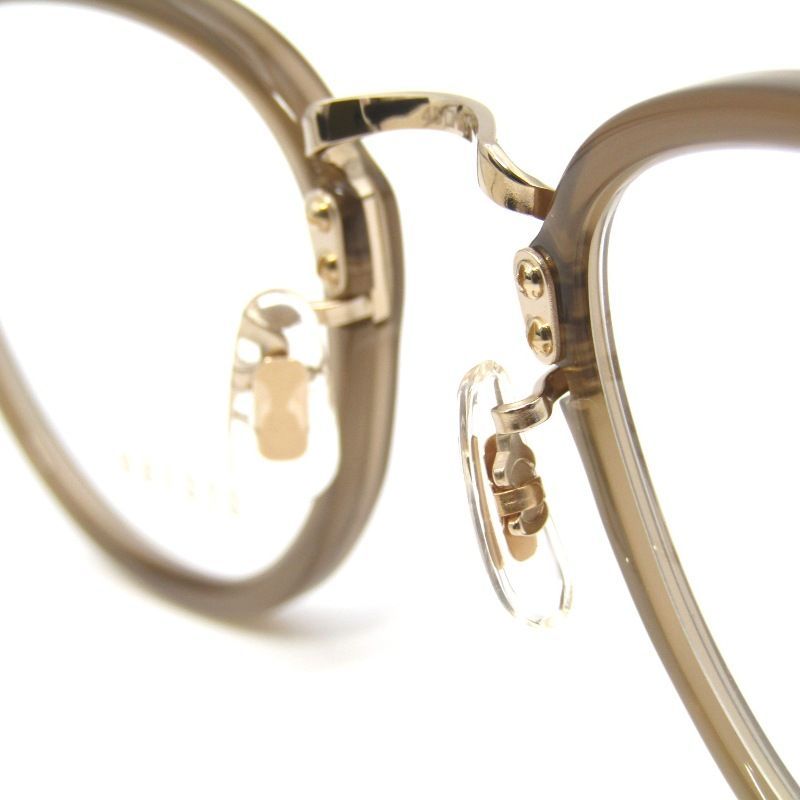 未使用 EYEVAN アイヴァン メガネフレーム E-0513 日本製 ボストン コンビ CAPSULE COLLECTION SPA/G セピア/ゴールド 65009203 未使用 EYEVAN アイヴァン メガネフレーム E-0513 日本製 ボストン