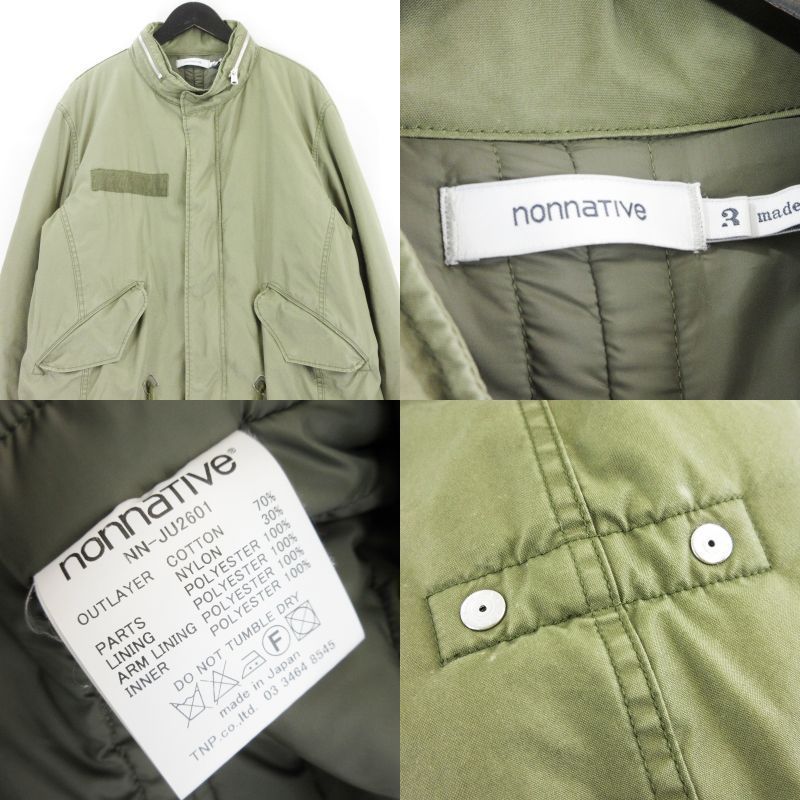 nonnative ノンネイティブ モッズコート NN-JU2601 TROOPER PUFF COAT