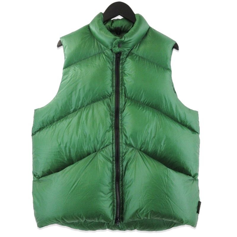 ロッキーマウンテンフェザーベッド ダウンベスト ナイロン グリーン 46 Rocky Mountain Featherbed ロッキーマウンテン ダウンベスト ナイロン