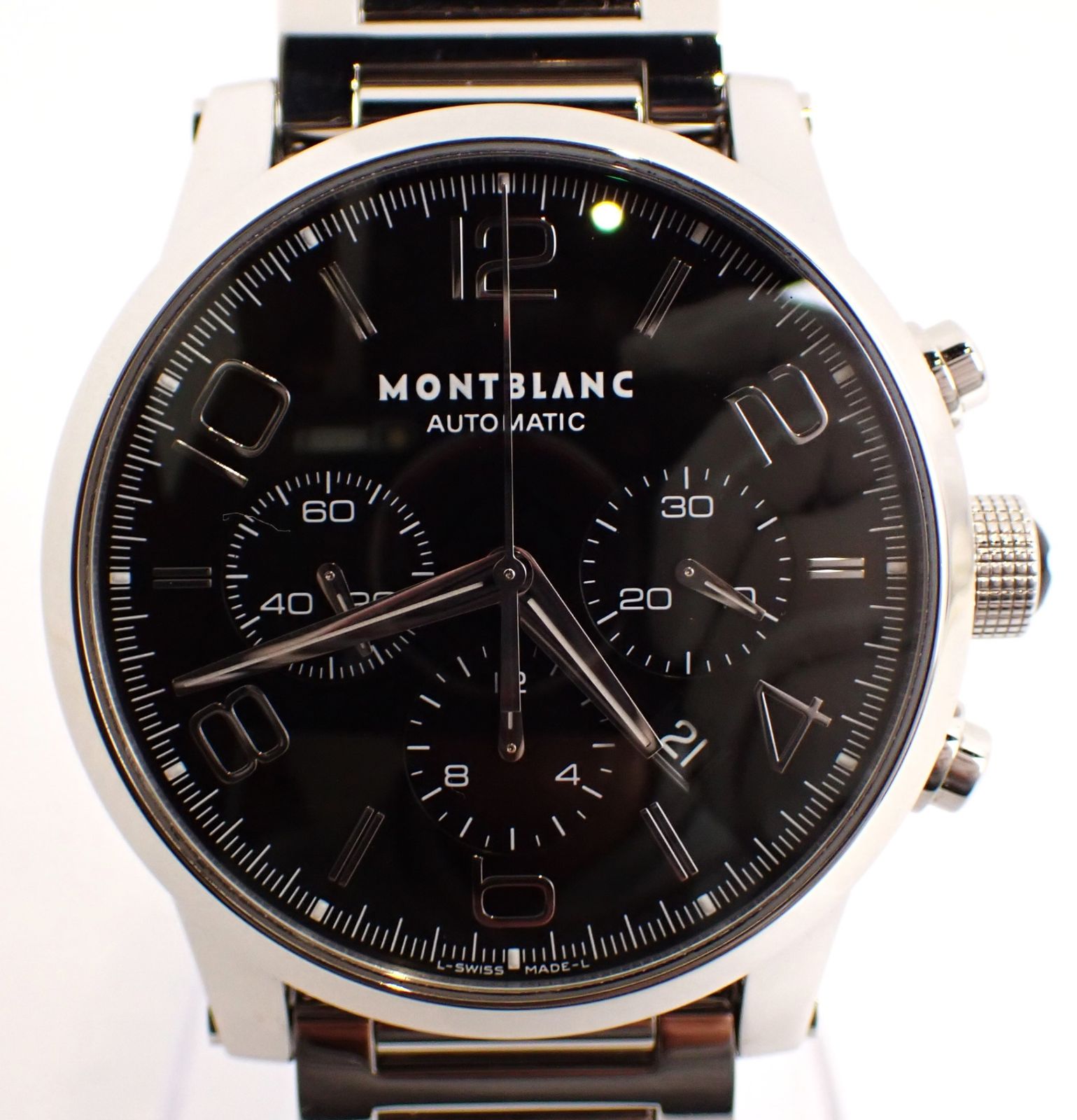 美品 MONTBLANC(モンブラン) タイムウォーカー クロノグラフ デイト 