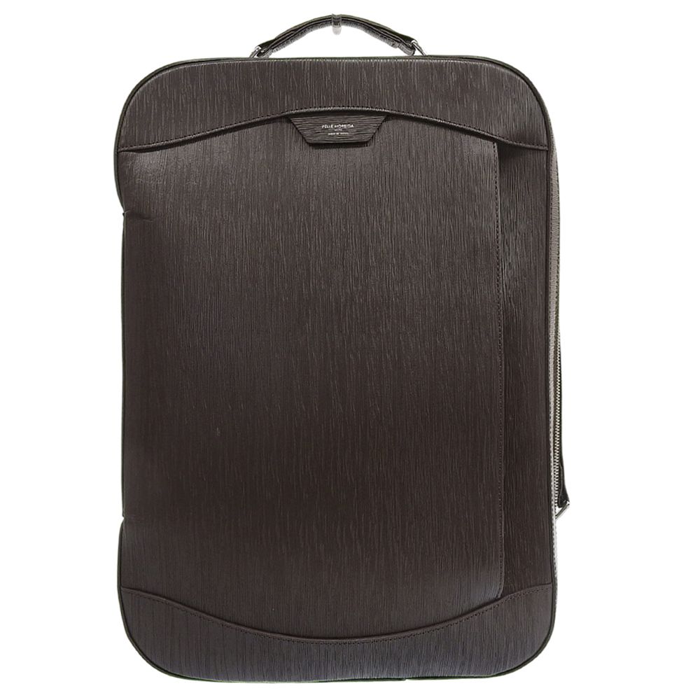PELLE MORBIDA ペッレモルビダ キャピターノ バックパック型ブリーフバッグ レザー 2 wayバッグ メンズ ダークブラウン CA 207