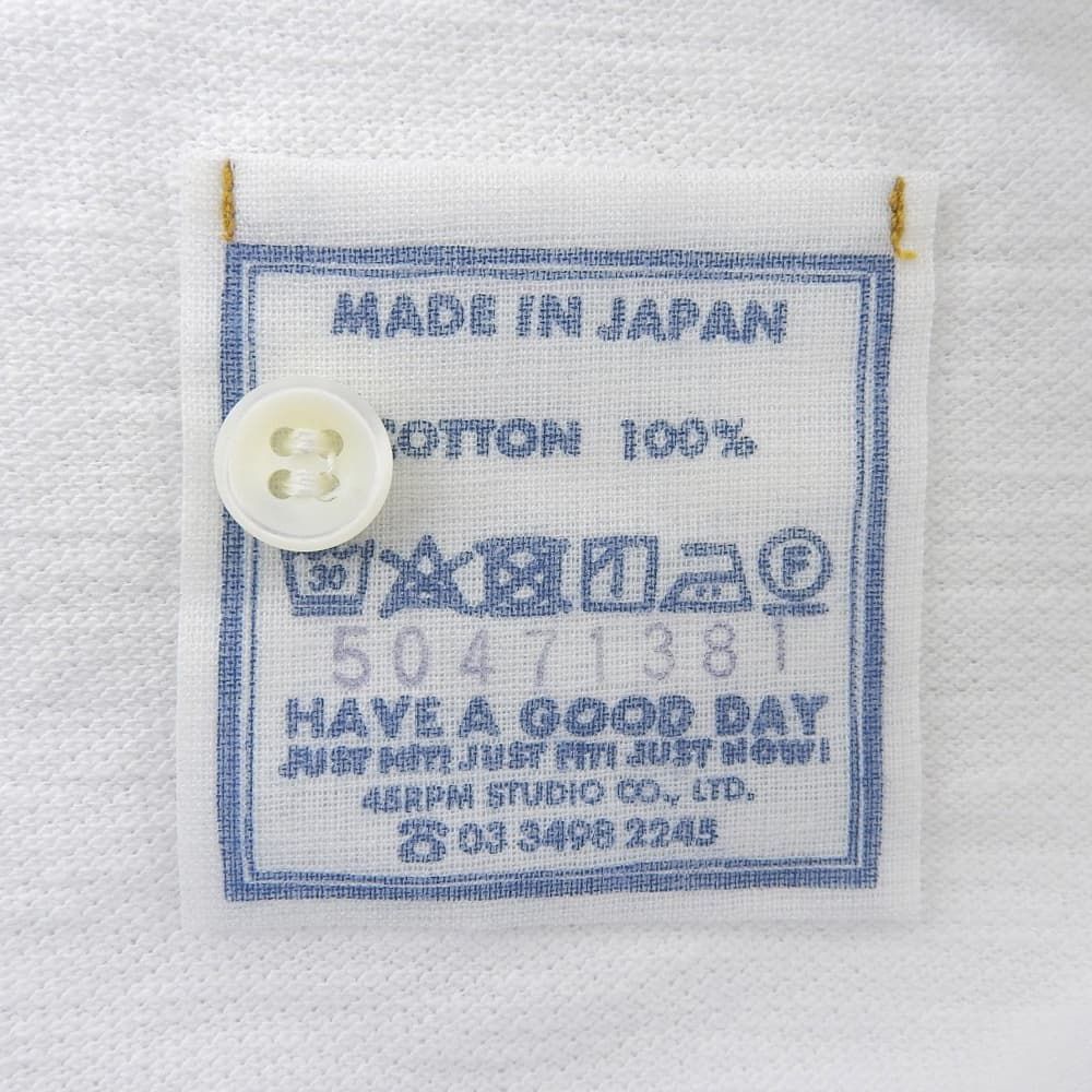 45R フォーティファイブ アール 美品 ジンバカノコの33色馬ポロ