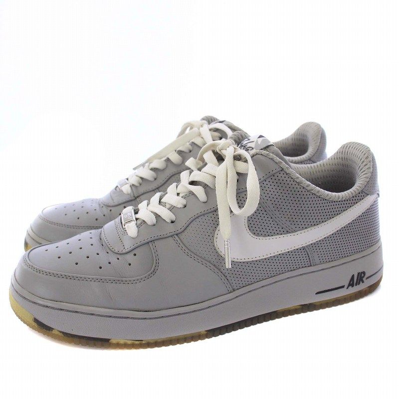 【中古】ナイキ NIKE AIR FORCE 1 LOW PREMIUM FUTURA エアフォース1 フューチェラ スニーカー US12 30cm 318775-003 ナイキ NIKE AIR FORCE 1 LOW PREMIUM FUTURA エアフォース1