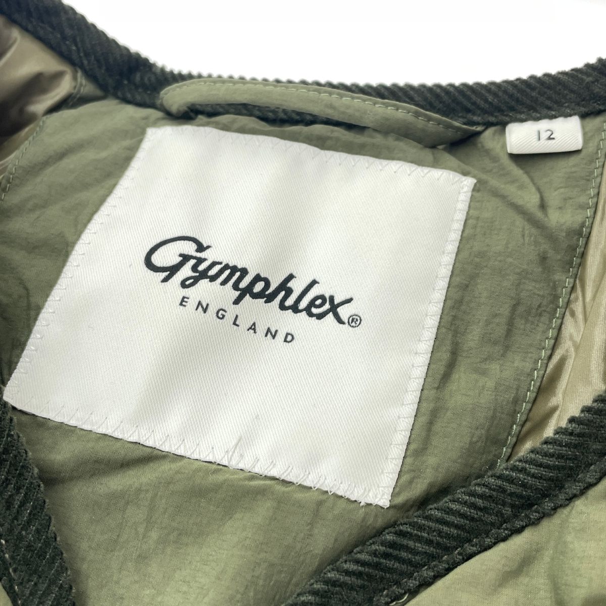 Gymphlex ジムフレックス ダイヤキルト ダウンコート サイズ:12 ダウン