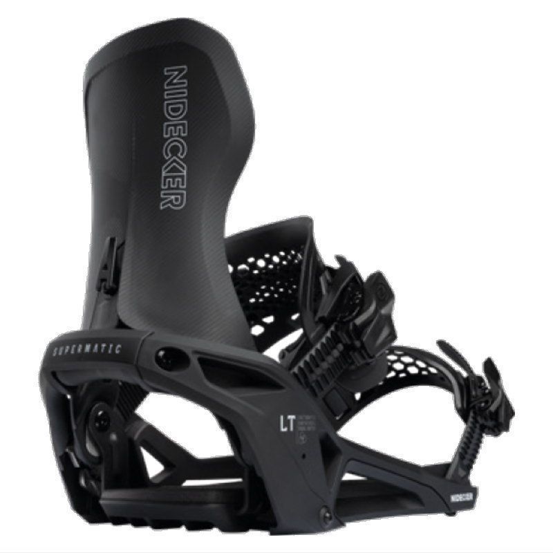 25 26 NIDECKER LT SUPERMATIC BLACK Mサイズ ナイデッカー メンズ スノーボード バインディング 日本
