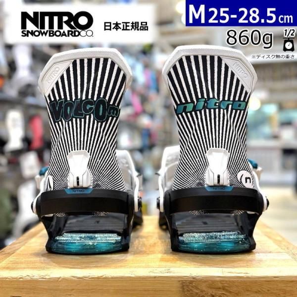 25 26 NITRO TEAM X Volcom Mサイズ ナイトロ メンズ スノーボード バインディング 日本