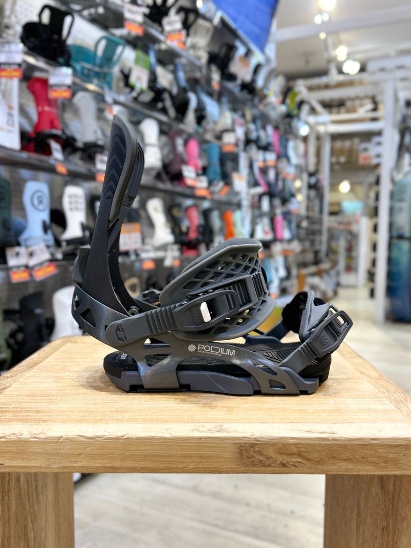 24 25 DRAKE PODIUM DARK GREY Lサイズ ドレイク メンズ スノーボード バインディング 型落ち 日本 ビンディング スノーボード ウィンタースポーツ