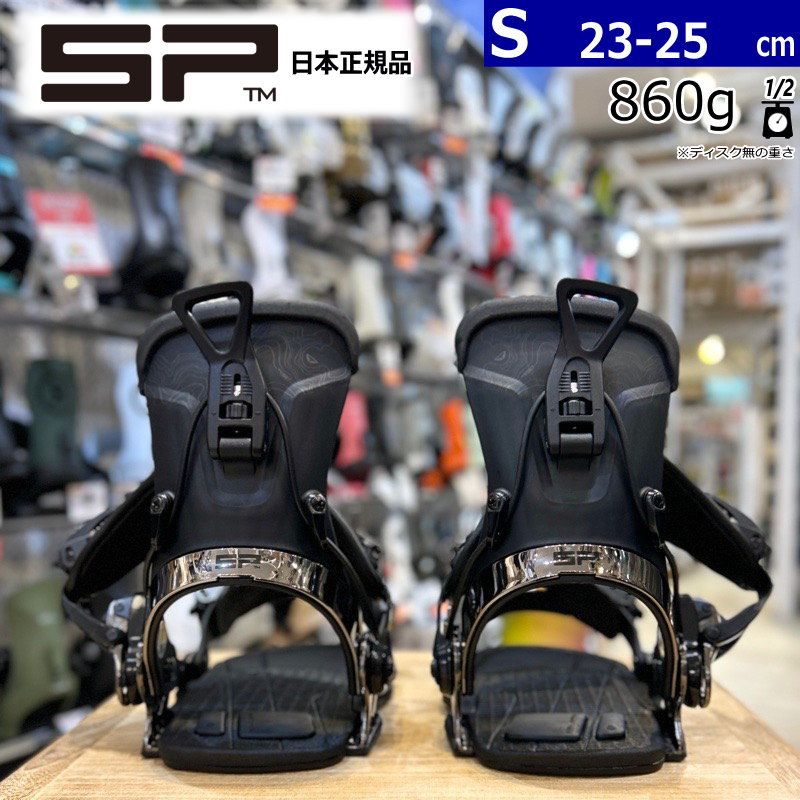 25-26 SP UNITED PEAK BLACK Sサイズ エスピー メンズ スノーボード バインディング 日本