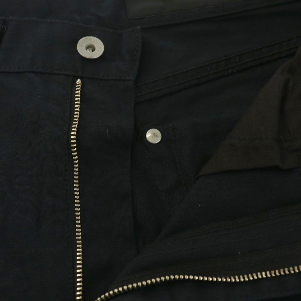 NEIGHBORHOOD / ストレートパンツ/M/コットン/ブラック/241UTNH-PTM01 ネイバーフッド NEIGHBORHOOD ストレートパンツ ジッパーフライ