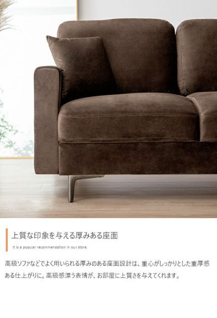 Ally ベロアオットマン 単品 g135019]2点セットAlly 2人掛けベロアソファ+オットマン カウチ