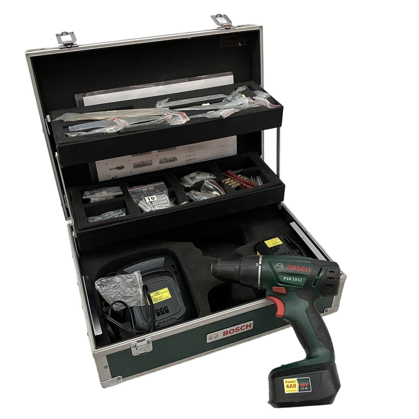 Bosch PSR 18 LI V バッテリードライバードリル バッテリ 付き セット ボッシュ 電動工具