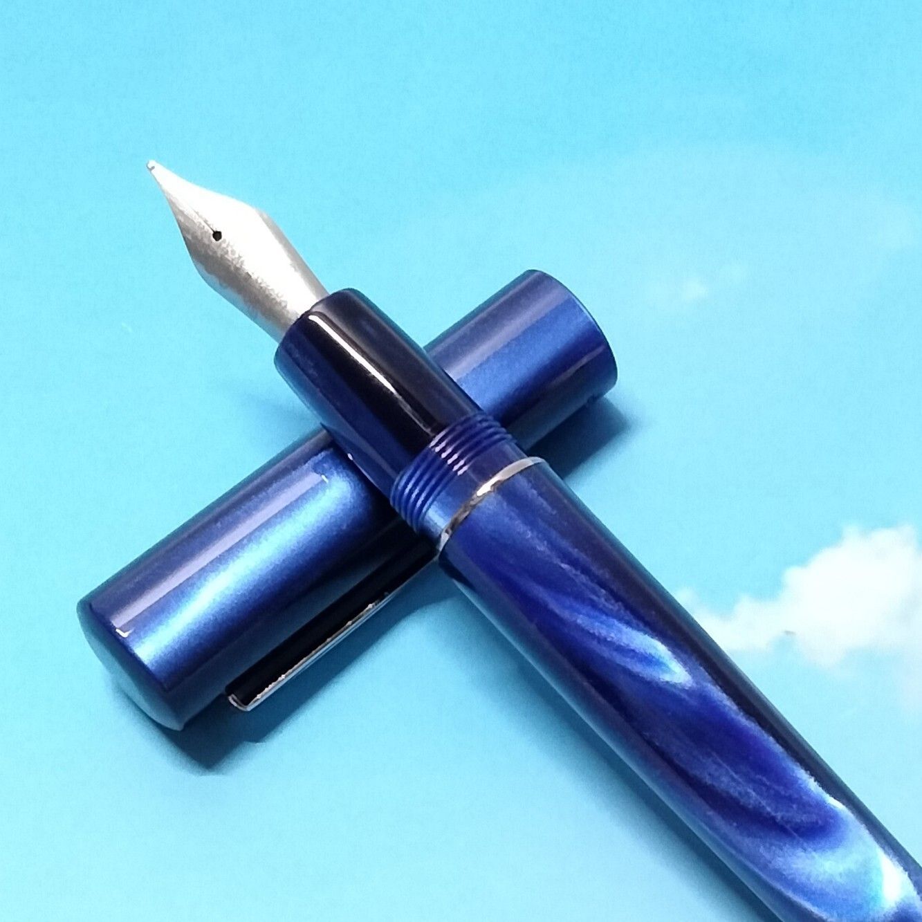 箱保証書付】美品 デルタ ドルチェビータ 万年筆18K M ミディアム 初期