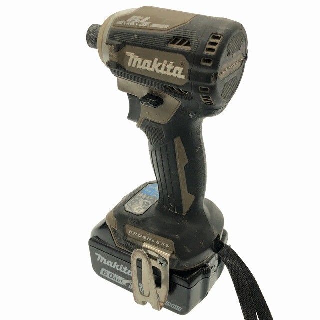  品 makita マキタ 18 V 充電式インパクトドライバー TD 171 D 茶色 ブラウン バッテリ BL 1860 B 充電器 ケース付119575 電動インパクトドライバー ドリル ドライバー レンチ