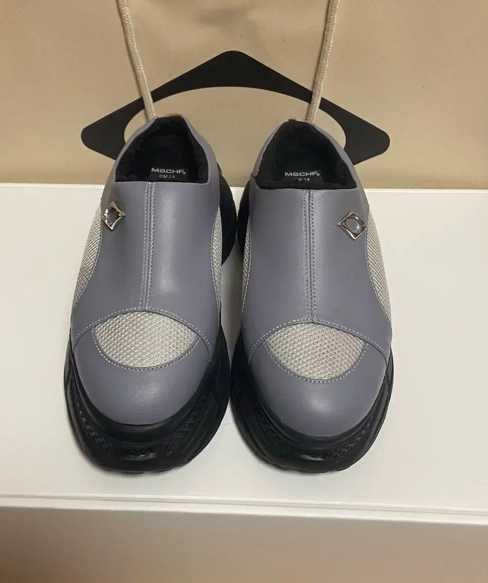 ミスチーフ 롬버스 ウィンター ミュール グレー us 7 240