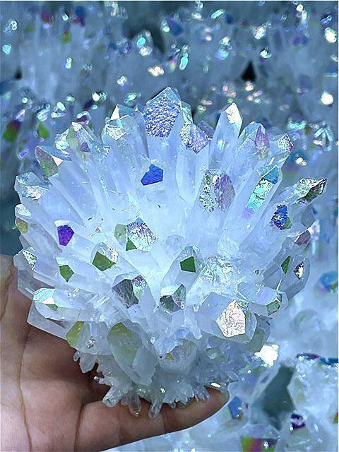 超綺麗アーカンソー産レインボーオーラクラスターB1128/E318/119D