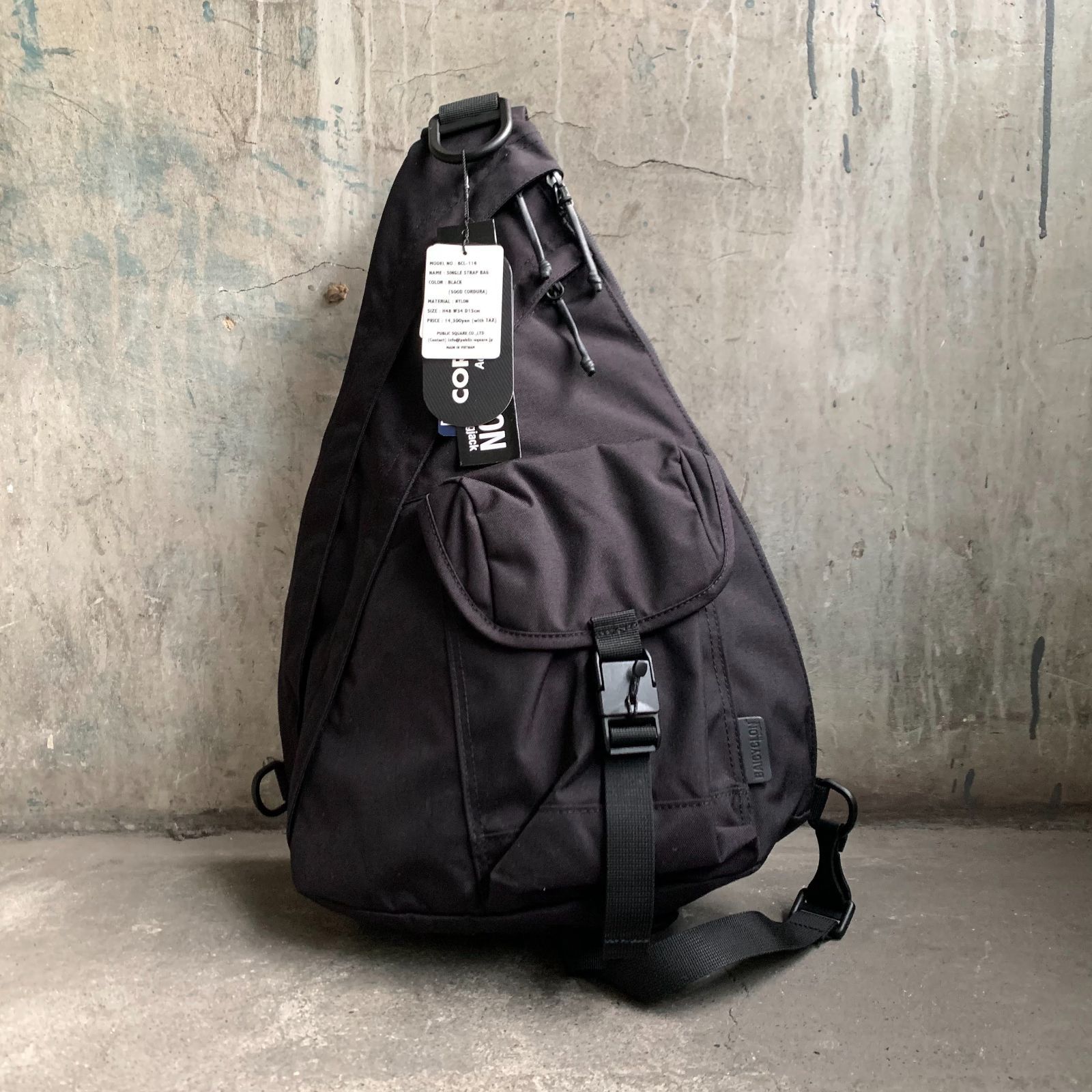 by bagjack SINGLE STRAP BAG バイシクロン バイ バッグジャック シングルストラップバッグ スリングバッグ BCL 116