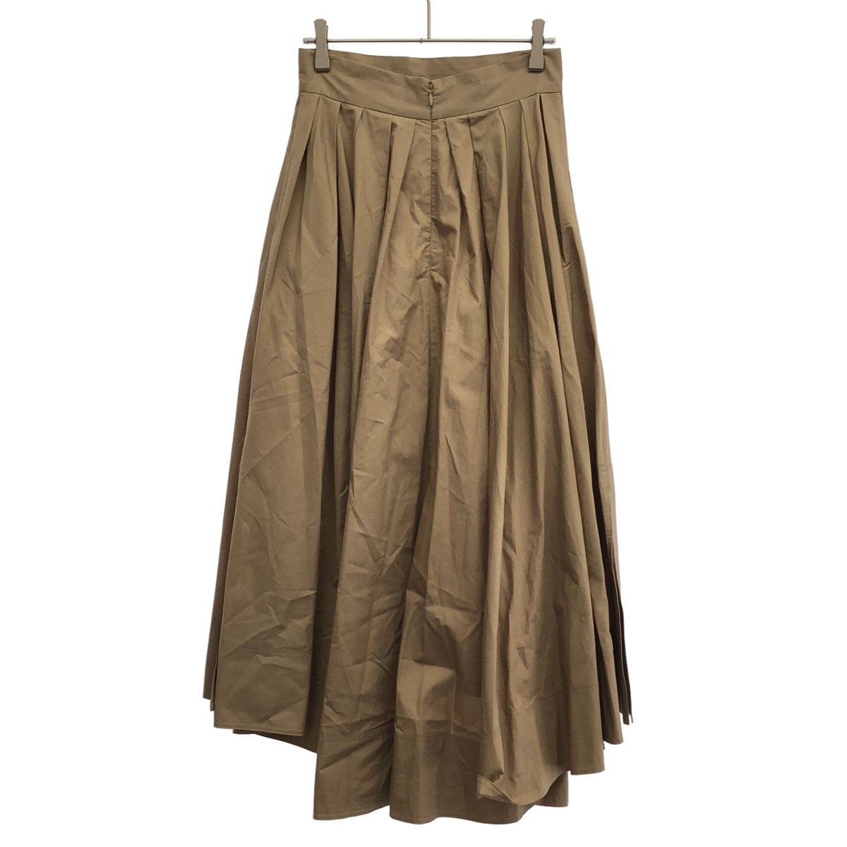 【新品✨希少】バックサテン　マディソンブルー タックボリュームスカート XS MADISON BLUE マディソンブルー TUCK VOLUME SKIRT タックボリューム