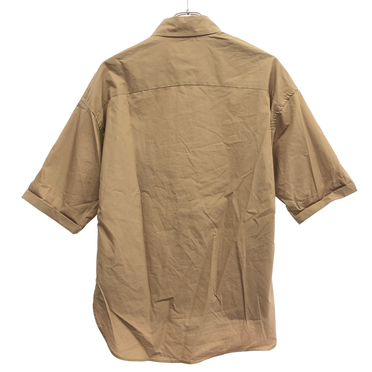 美品 マディソンブルー J.BRADLEY シャツ ベージュ B刺繍 00サイズ ストア MADISON BLUE マディソンブルー J.BRADLEY SHIRT ショート