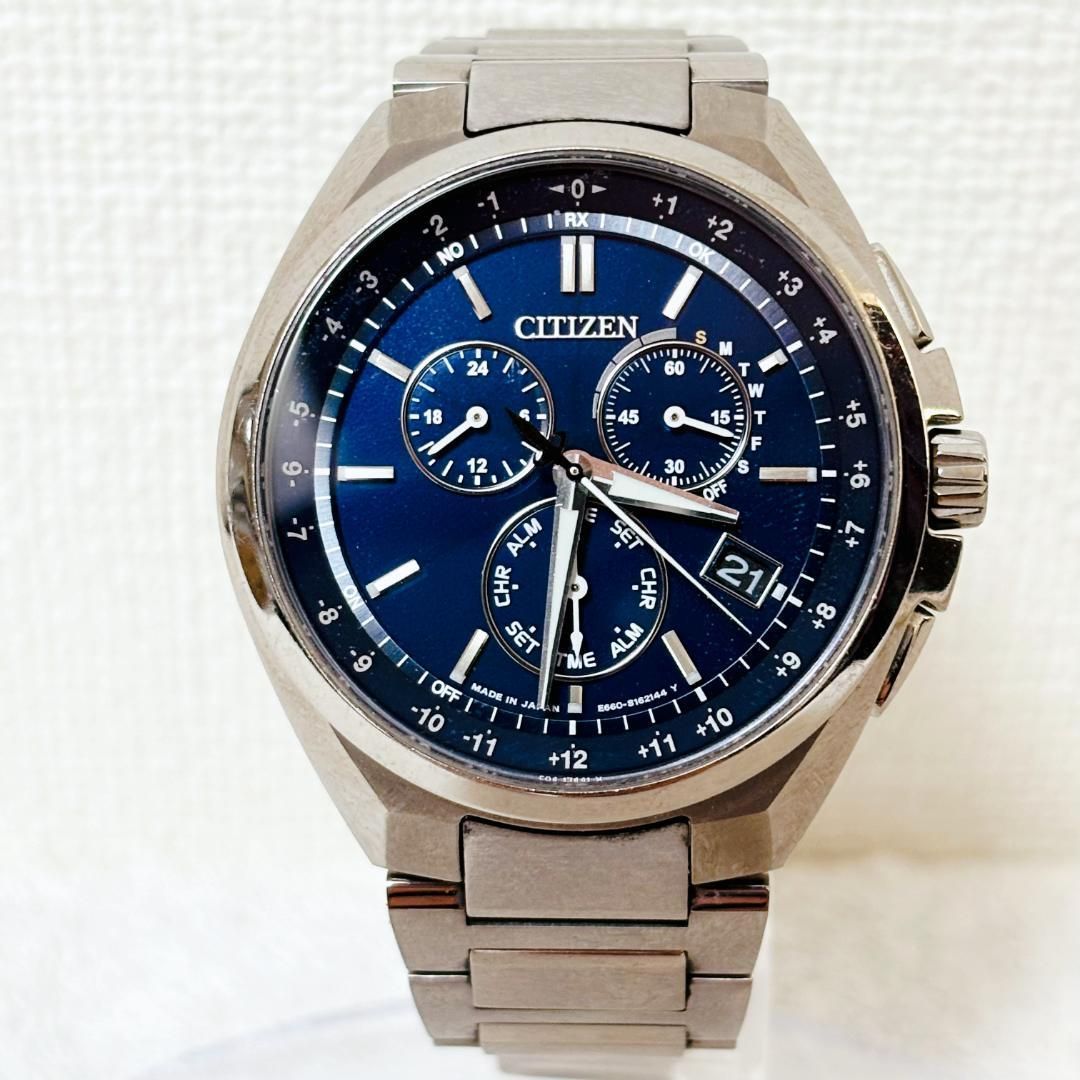 クーポンあり】美品 コマ×2個 シチズン アテッサ E660-S118298