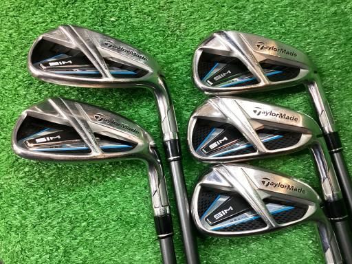 テーラーメイド SIM MAX 5 S アイアンセット IR TENSEI BLUE TM 60 フレックスS メンズ 男性用 右利き 右用 Dランク ゴルフクラブ